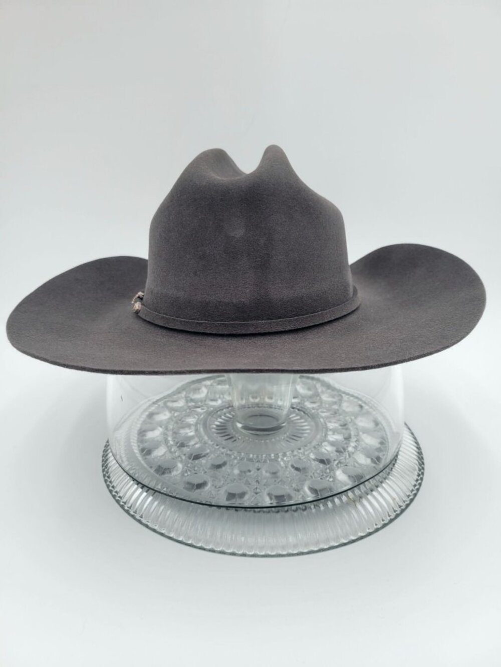 George Strait Stetson Logan 7 1/8 Western Cowboy Hat Wool Felt Long Oval 25 Char - Picture 3 of 10